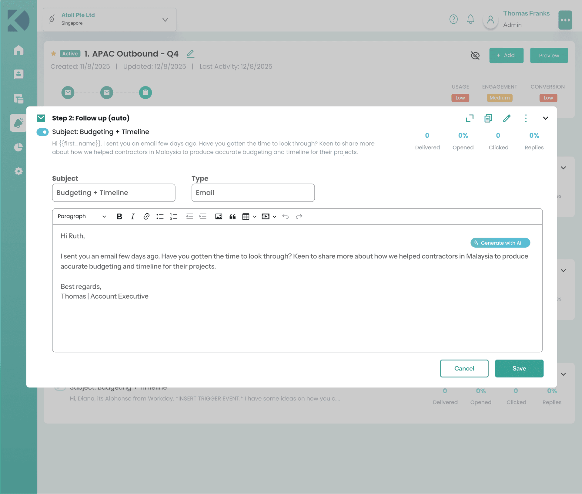 Automated Follow-Ups